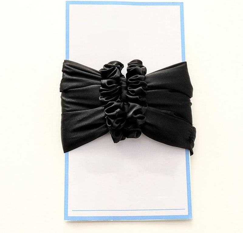 كلاراكو طوق رأس لتجعيد الشعر بدون حرارة، أداة تجعيد الشعر الحريرية، أدوات لا تحتاج إلى حرارة للشعر الطويل، لون أسود مناسب للنوم طوال الليل - Image 2