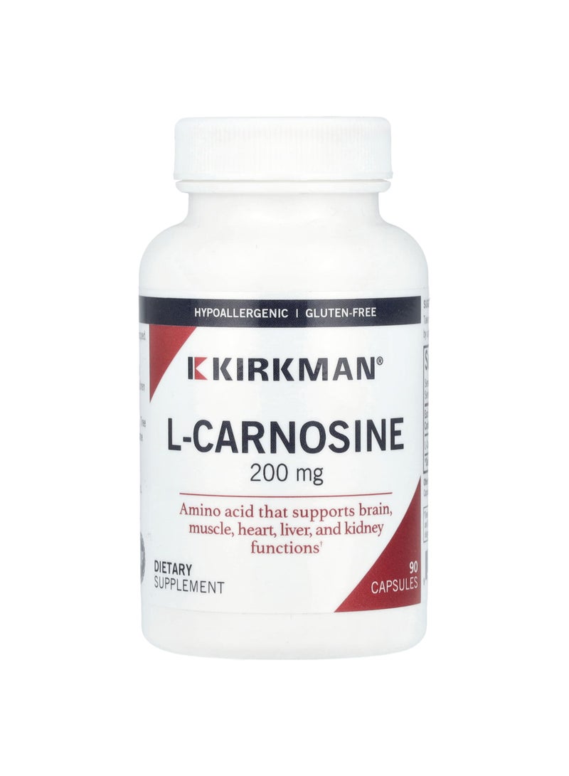 Kirkman Labs L-Carnosine, 200 mg, 90 Capsules