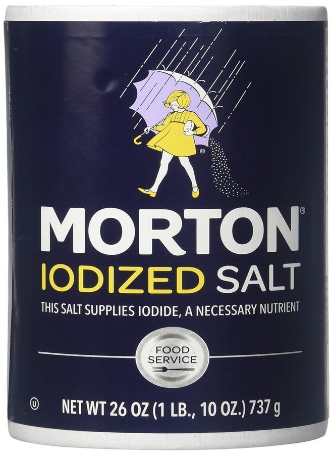 Morton Iodized Round, Food Service, 26 oz - Image 1