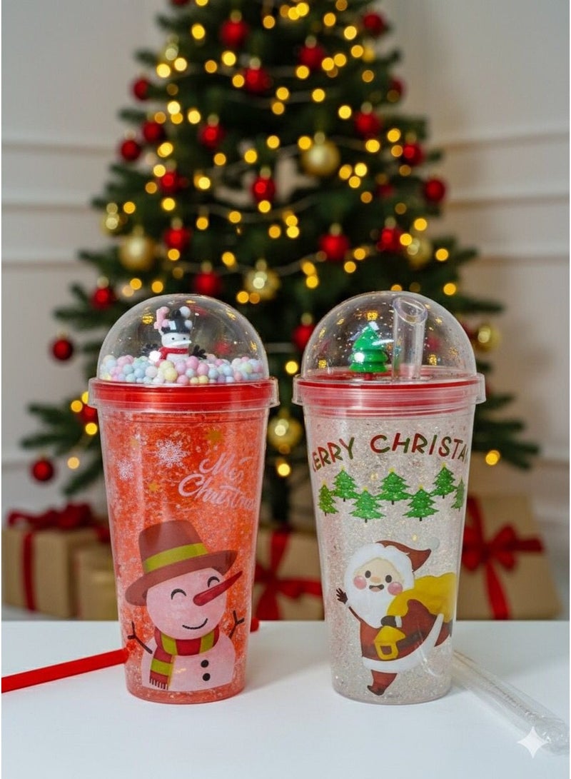 مج كوب كريسماس اشكال كريسماس بالشاليمو والبابلز كوب للمشروبات اشكال عيد الميلاد عدد 1 - Image 1