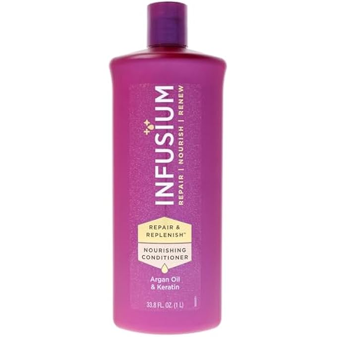 Infusium MOISTURIZE & REPLENISH CONDITIONER, 33.8 OZ VALUE SIZE BOTTLE - Image 1