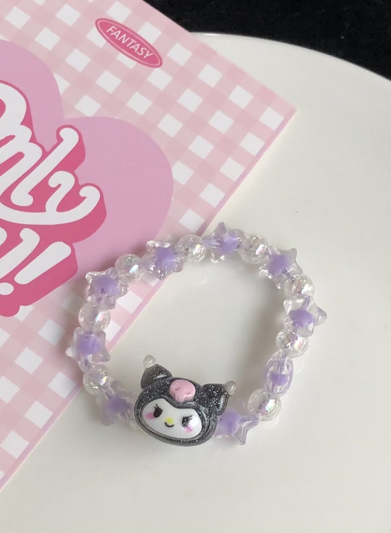 Cartoon Creative Crystal Bead Combination Bracelet - Image 2