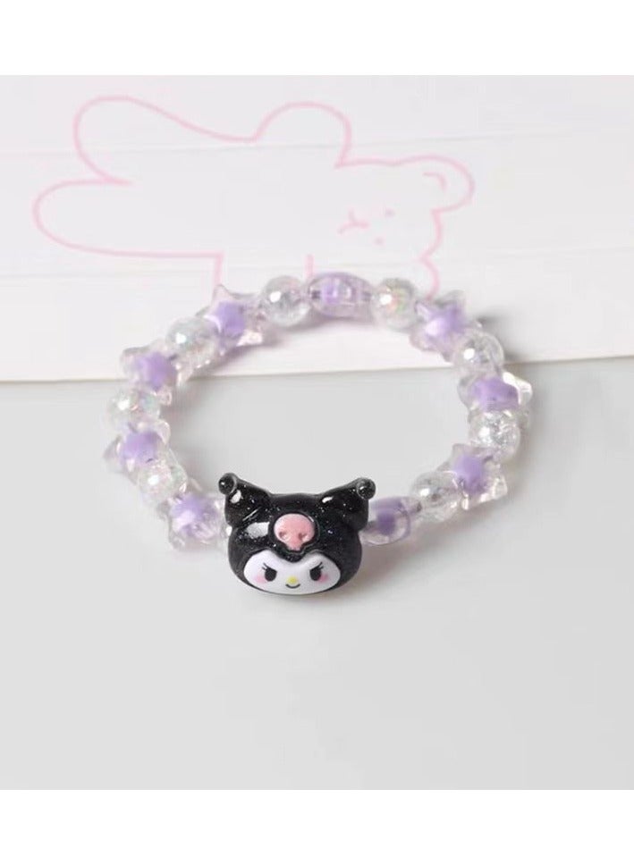 Cartoon Creative Crystal Bead Combination Bracelet - Image 1