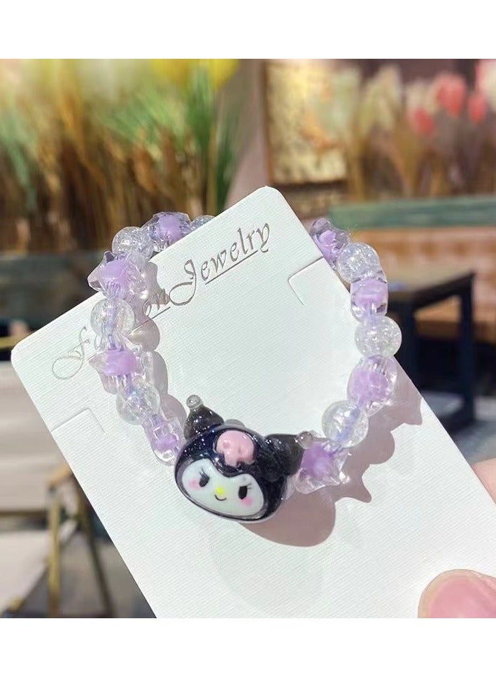 Cartoon Creative Crystal Bead Combination Bracelet - Image 3