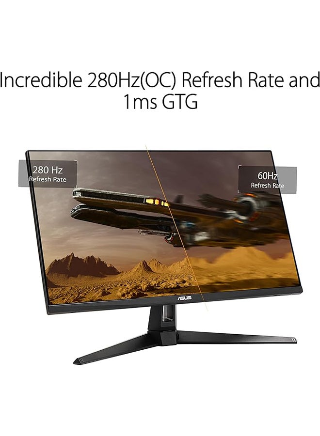 أسوس شاشة الألعاب TUF Gaming VG279QM1A - مقاس 27 بوصة، بدقة Full HD (1920x1080)، و280 هرتز (OC)، وIPS سريع، ومزامنة ELMB، و1 مللي ثانية (GTG)، وFreesync Premium™، ومتوافقة مع G-Sync، ومحرك أقراص متغير، و100% sRGB، وHDR - Image 3