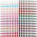 Maitys 720 Pieces 30 Sets Medium Square Press on Nails Glossy Fake Nails Solid Color Artificial Tips Full Cover for Women Girls Ballerina DIYClassic Colors - Image 2