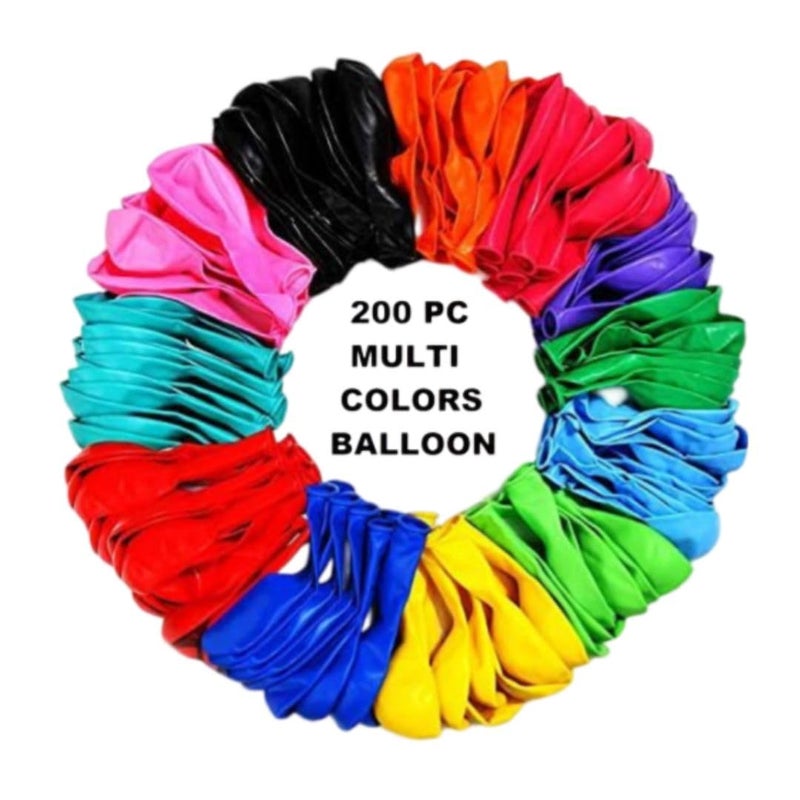 EMAAN Kids Party Decorations Balloons 50100 Pack 1012 Inch Multicolored Latex Balloon For Kids Toys Birthday Parties - Image 1