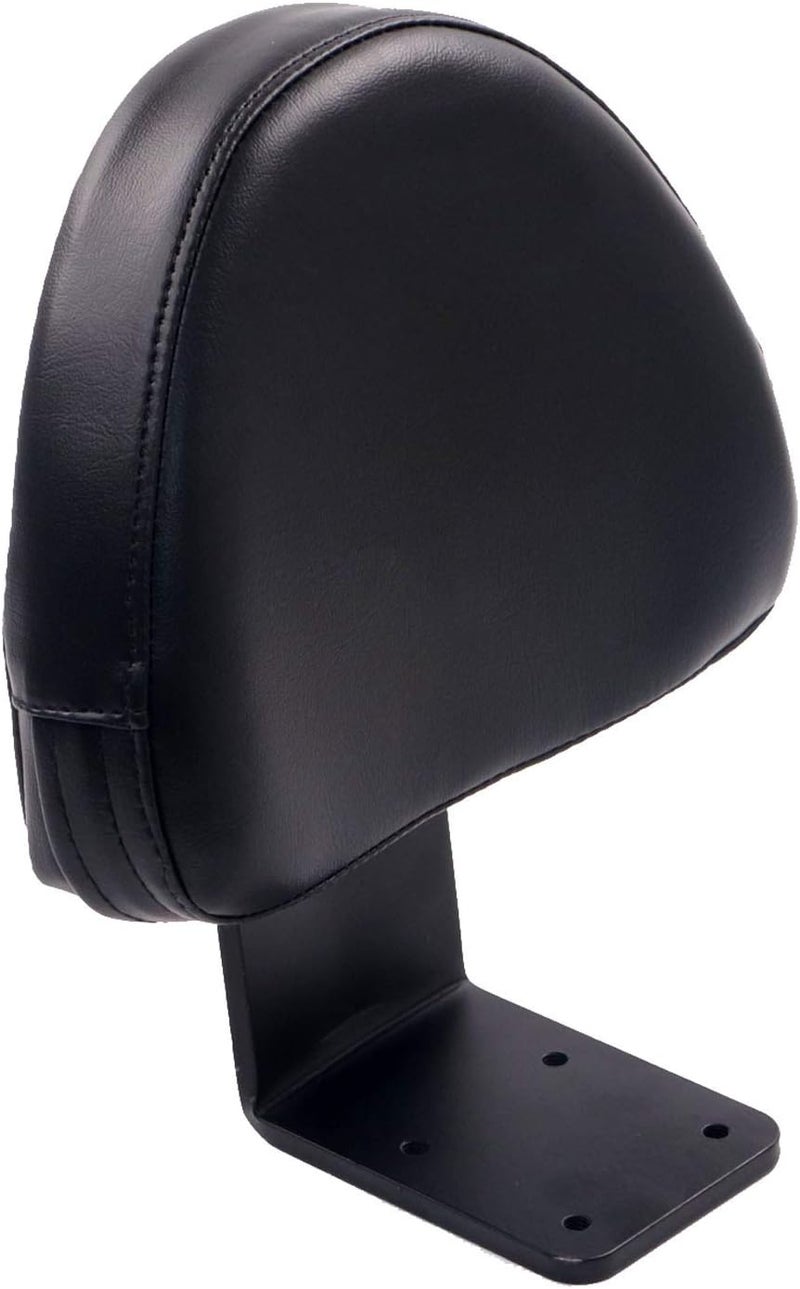 XMMT Black Leather Rear Passenger Backrest Pad - Image 1