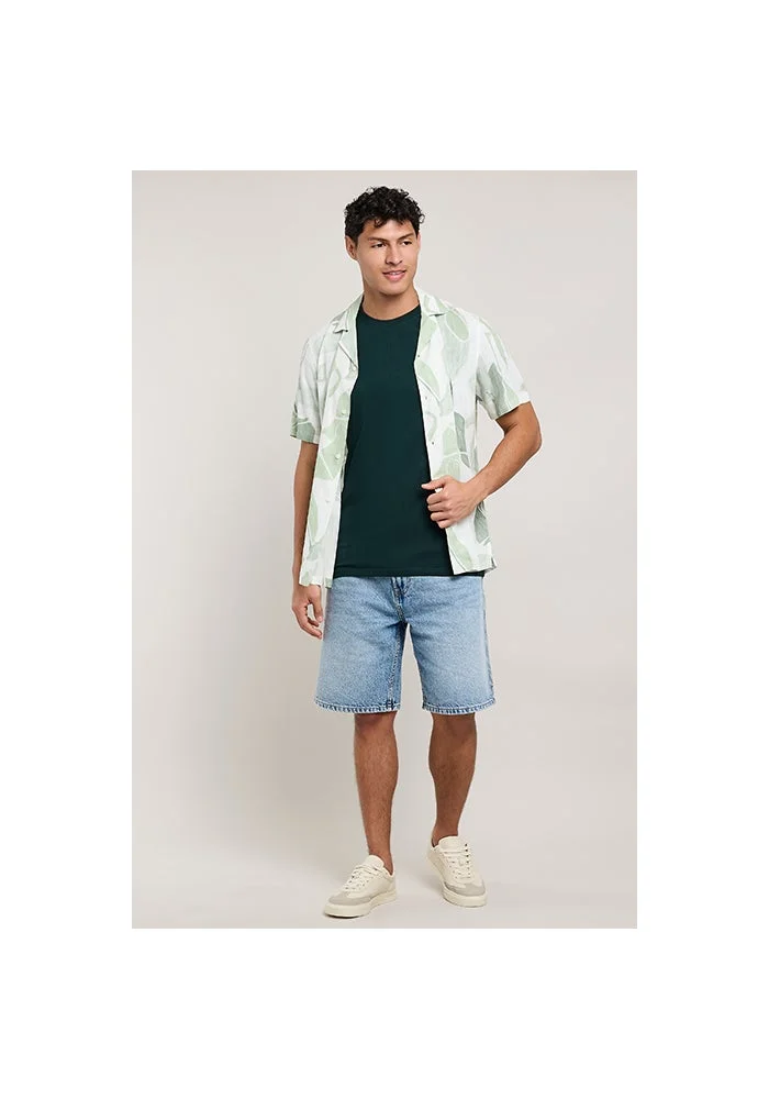R&b Solid T-Shirt with Crew Neck and Short Sleeves