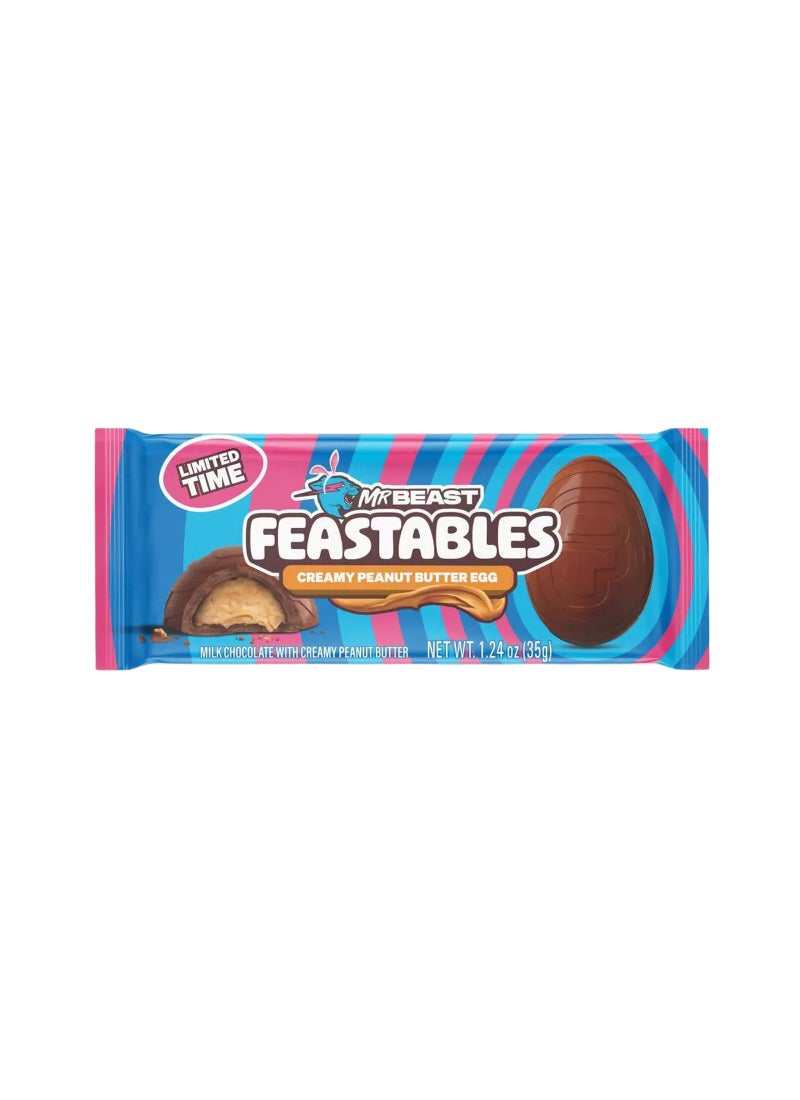 Buy Feastables Mr Beast Creamy Peanut Butter Egg Online | 15 Minutes  Instant Delivery | Fastest Delivery in Dubai, Abu Dhabi, Sharjah and the  UAE | noon Minutes