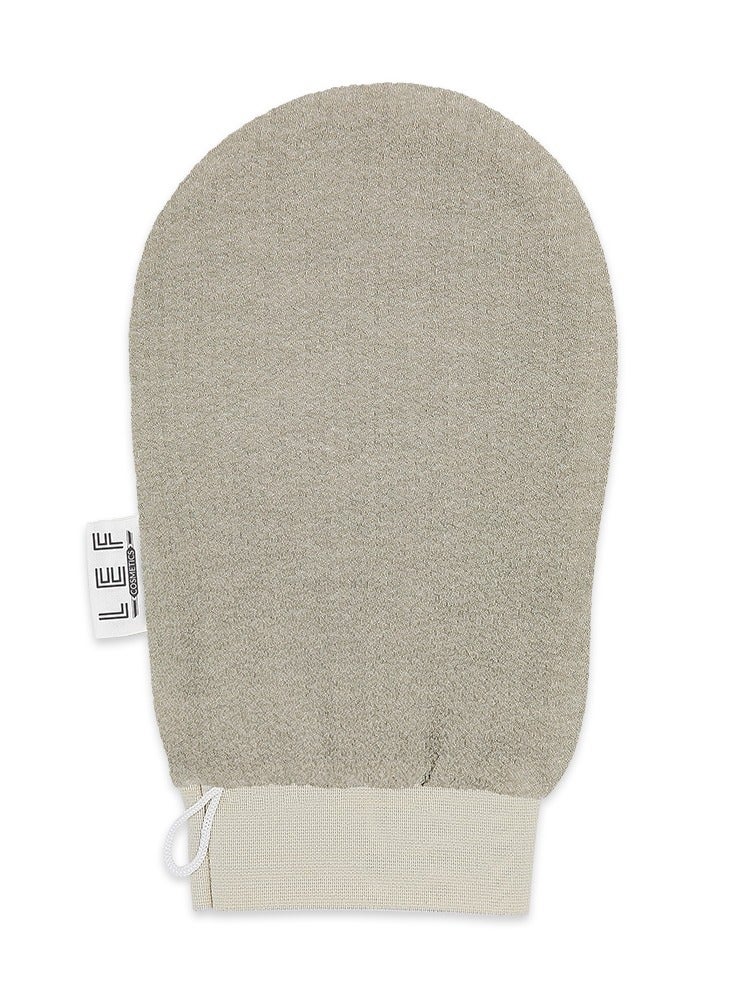 ليف القفاز الكوري لتقشير وإزالة الجلد الميت من الجسم ذو طبقه مزدوجه | GRAY - Image 3