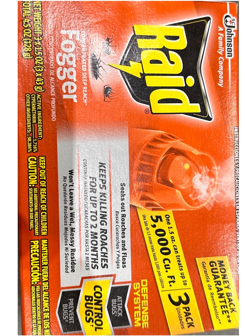 RAID - Raid Concentrated Deep Reach Fogger (Pack - 1) 128 grams - Image 1