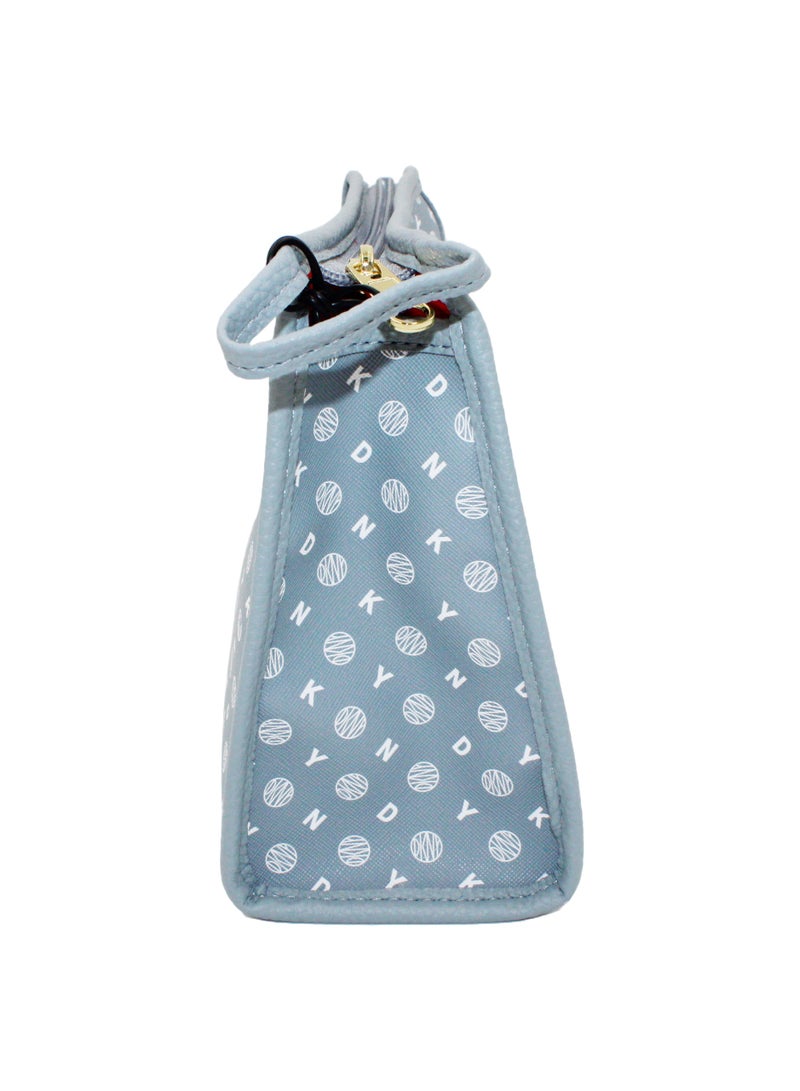 DKNY Legacy T Stand Cosmetic Bag, Travel Make up Bag Small, Small Waterproof and Lightweight Cosmetic Bag Storage Bag, Small Makeup Bag, Travel Toiletry Bag - Image 3