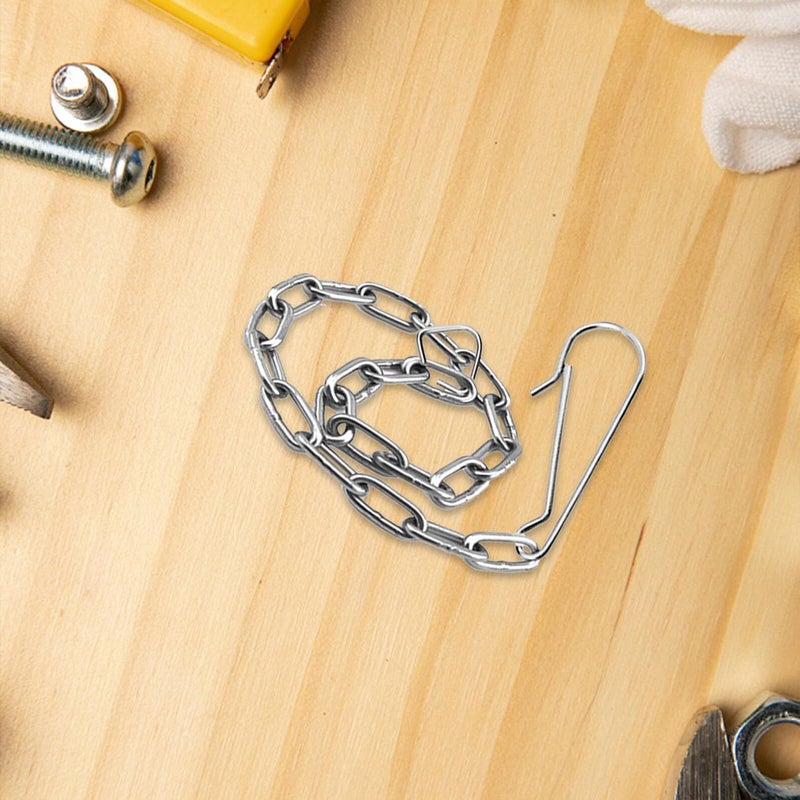 5pcs Stainless Steel Universal Toilet Flapper Chains Replacement Handle Lift Chains For Bathroom Repair Parts Silver - Image 5
