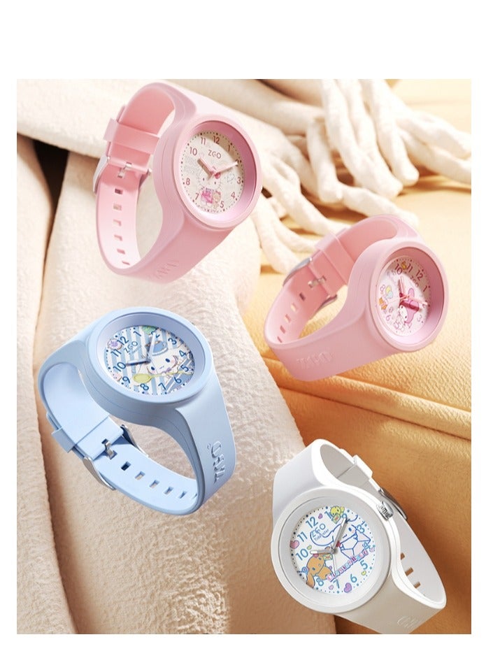 ZGO Children's School Start Gift Watch, Student Style Watch, Cute Cartoon Silicone Watch - Image 5