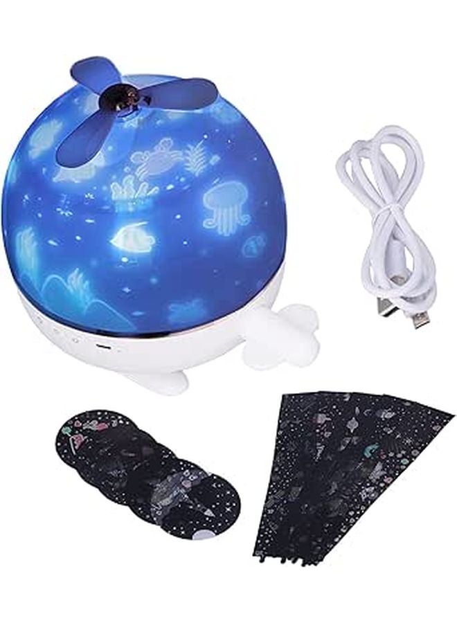 LED Star Projector Lamp with Remote 3 Color Rotation USB Night Light for Kids Home Party - Image 1