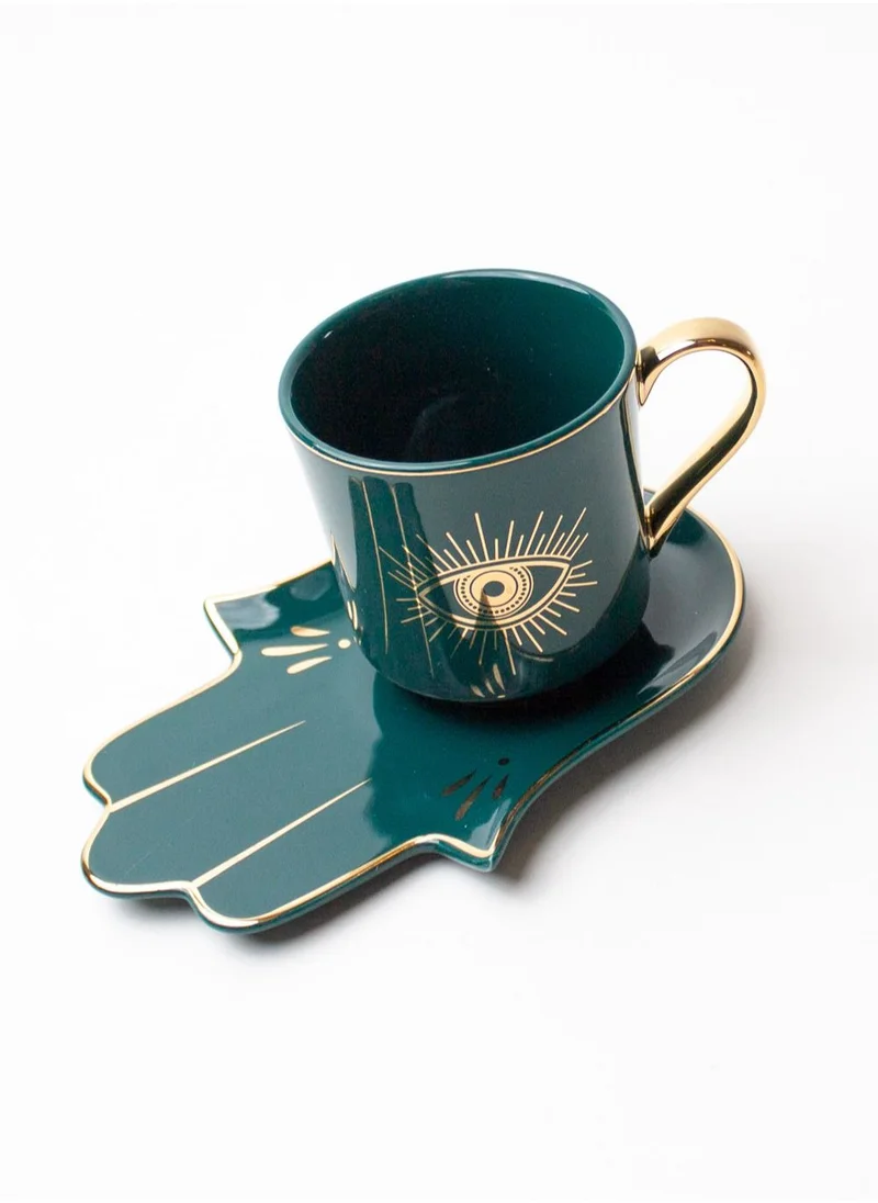 Prickly Pear Aala Mug and Saucer Set