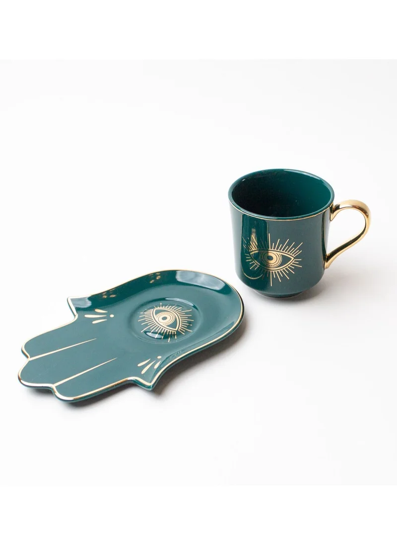 Prickly Pear Aala Mug and Saucer Set