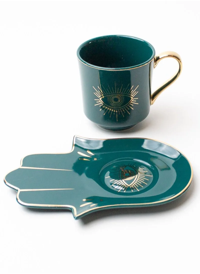Prickly Pear Aala Mug and Saucer Set