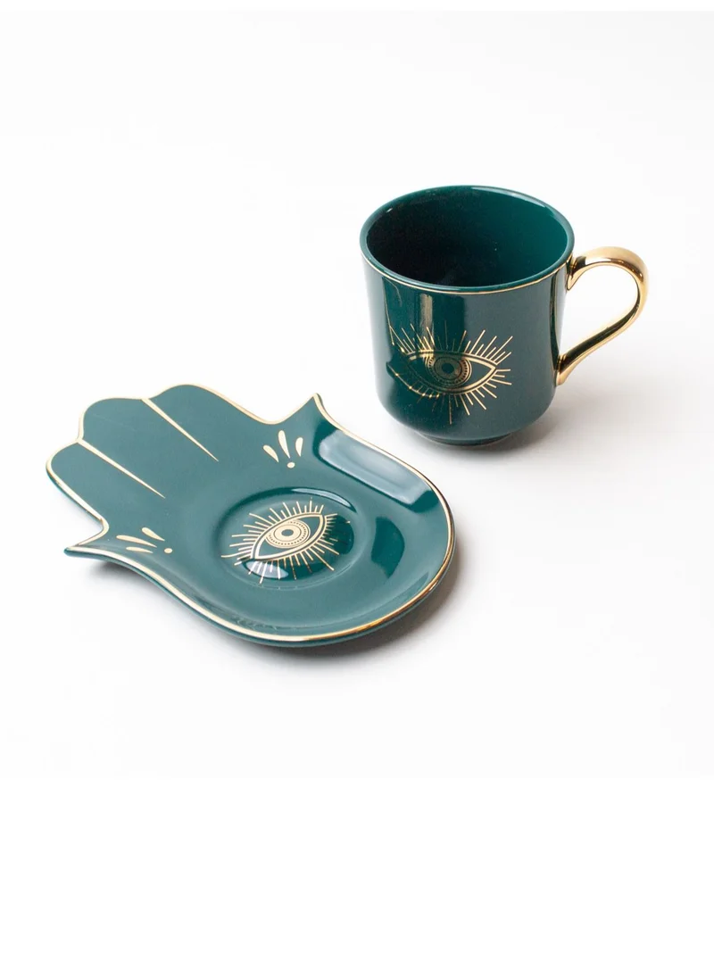Prickly Pear Aala Mug and Saucer Set