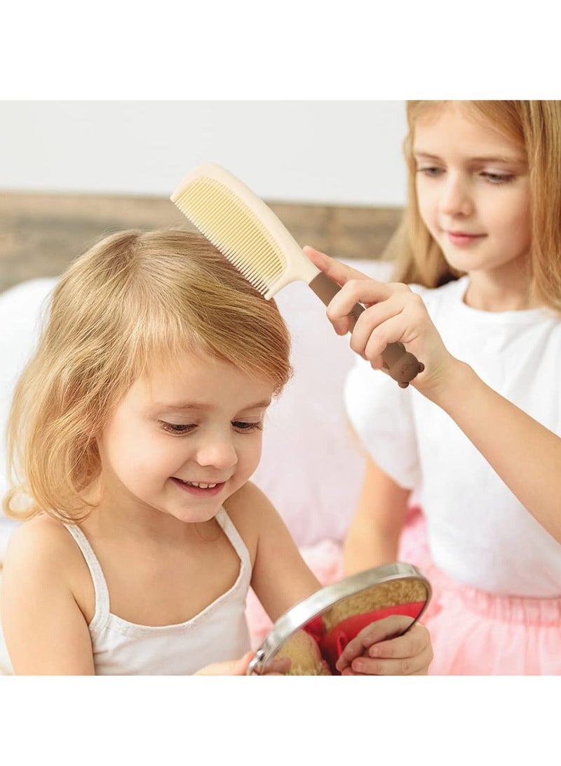 Generic 2 Pack Detangling Comb Women Hair Comb Cute Styling Handle Comb Fine Tooth Hair Dressing Comb Haircut Comb Hair Barber Stylist Comb for Women Wet Hair Dry Hair - Image 2