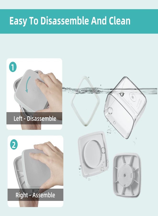 أنكو علبة حبوب أنكو محكمة الإغلاق، سعة 3300 مل لكل علبة، علب حبوب كبيرة مع مغارف، موزع علبة تخزين طعام مثالي للحبوب والدقيق والمعكرونة والأرز، لتنظيم المطبخ، سعة 3.5 لتر - Image 5