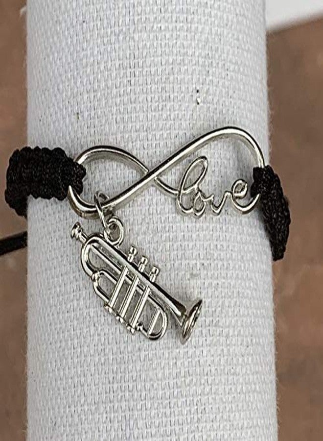 Infinity Collection Music Bracelet - Music Jewelry - Music Gift - Music Note- Music Lover Jewelry Gift (Trumpet) - Image 4