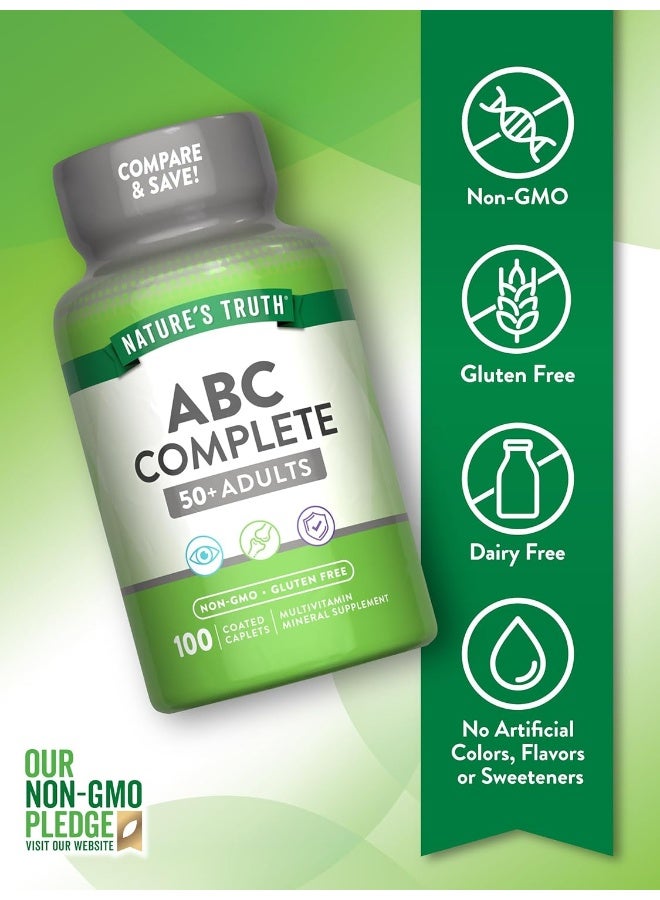natures truth فيتامينات متعددة كاملة ABC للبالغين 50+ - Image 3