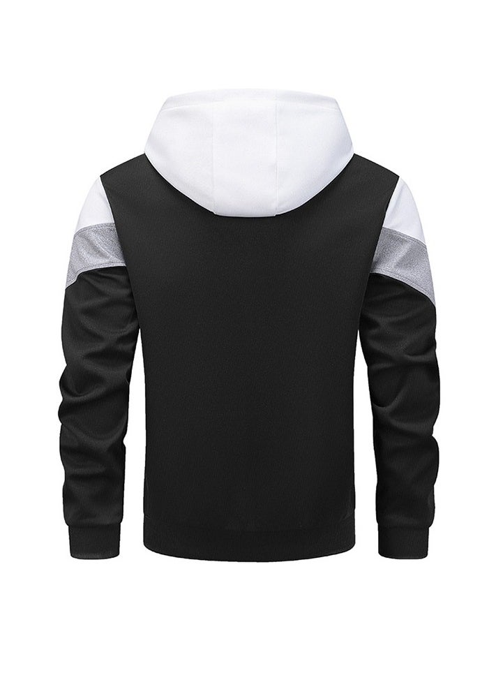 KUYING New Cardigan Contrasting Jacket Sweatshirt  - Image 2
