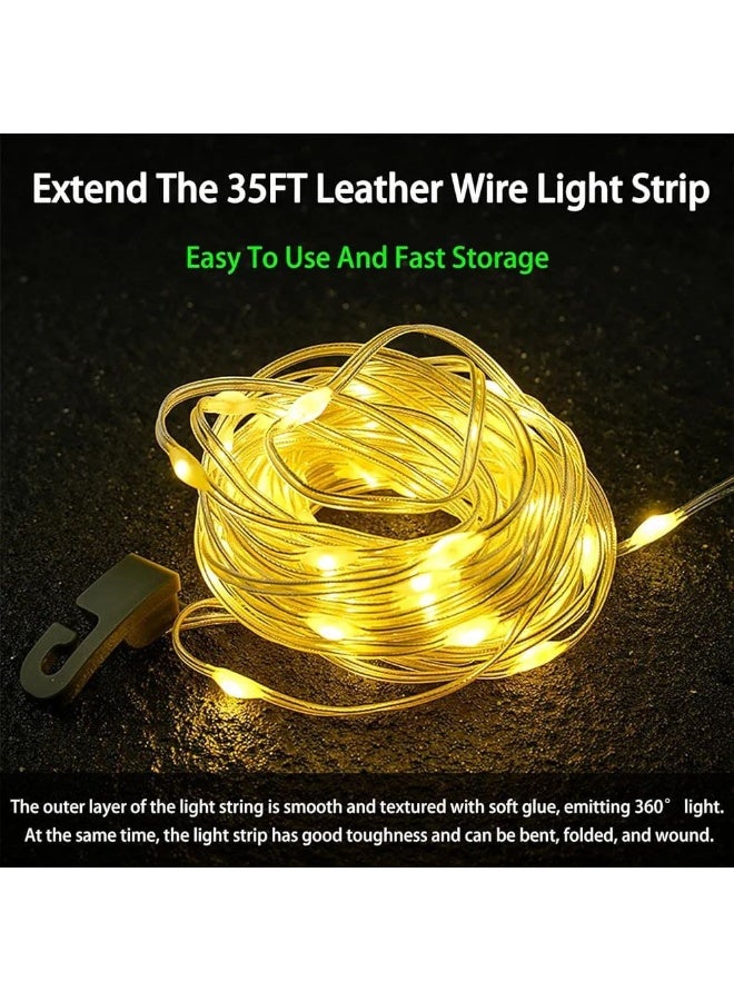 Rechargeable Camping Light Strip – Portable USB LED Rope Light with Adjustable Brightness, Long Battery Life, and Hook Design for Outdoor Camping, Balcony, and Home Decoration - Image 3