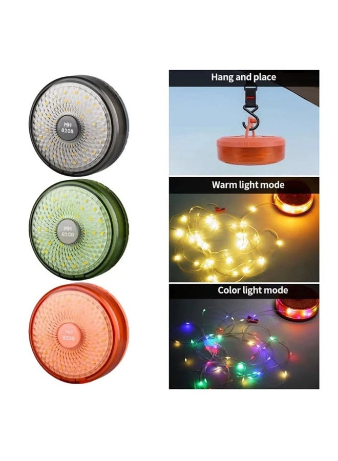 Rechargeable Camping Light Strip – Portable USB LED Rope Light with Adjustable Brightness, Long Battery Life, and Hook Design for Outdoor Camping, Balcony, and Home Decoration - Image 2