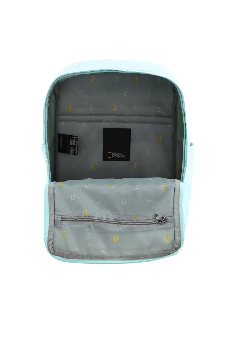 NATIONAL GEOGRAPHIC National Geographic LEGEND Large Backpack light Blue For Men And Women, Durable Water Resistant Padded Laptop Casual Daypack, Bag For School College Office Leisure Outdoor Travel  - Image 4