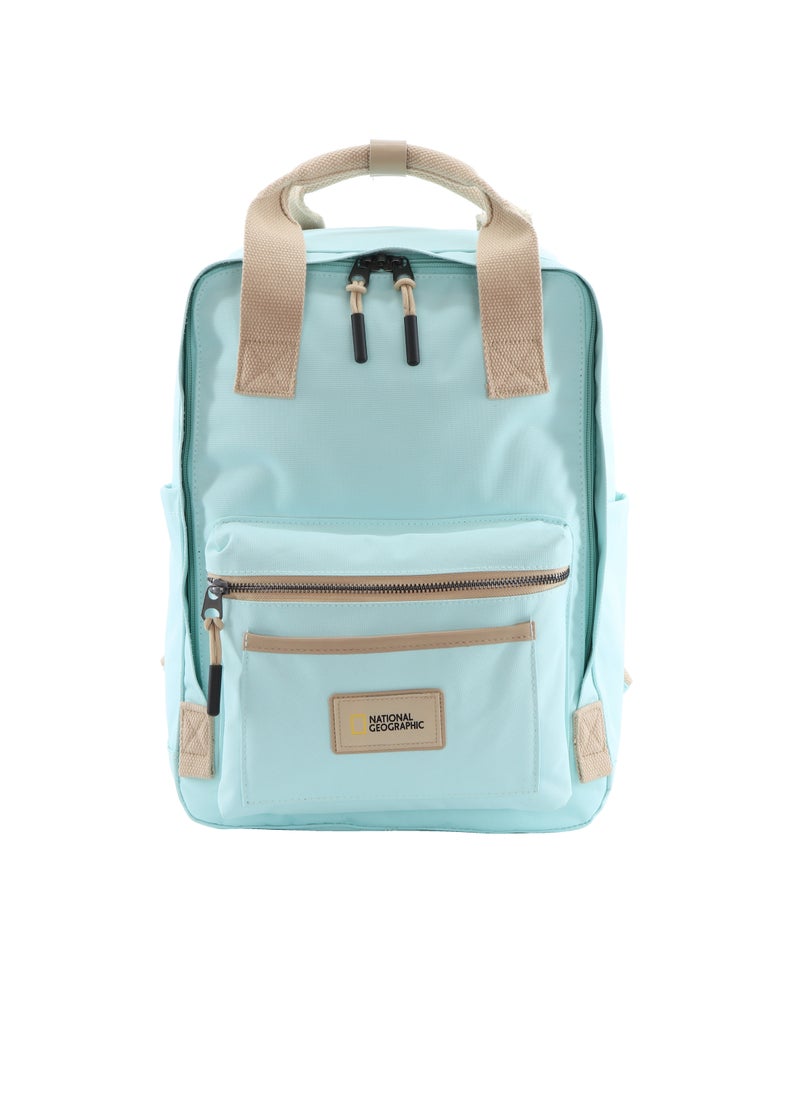 NATIONAL GEOGRAPHIC National Geographic LEGEND Large Backpack light Blue For Men And Women, Durable Water Resistant Padded Laptop Casual Daypack, Bag For School College Office Leisure Outdoor Travel  - Image 1