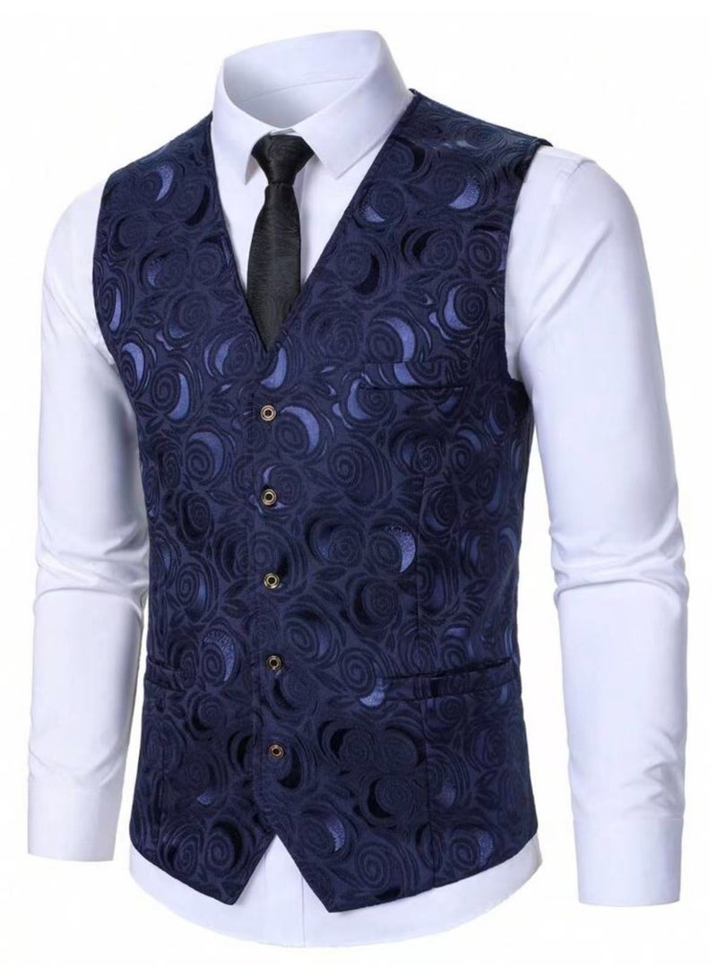 Shougu New Fashionable Casual Men's Suit Vest  - Image 1