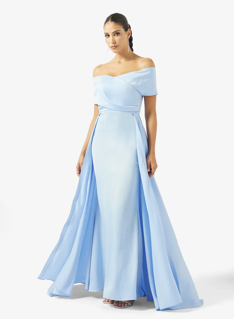 اكاديا فاشن DRESS SATAN V SHOULDER DRESS