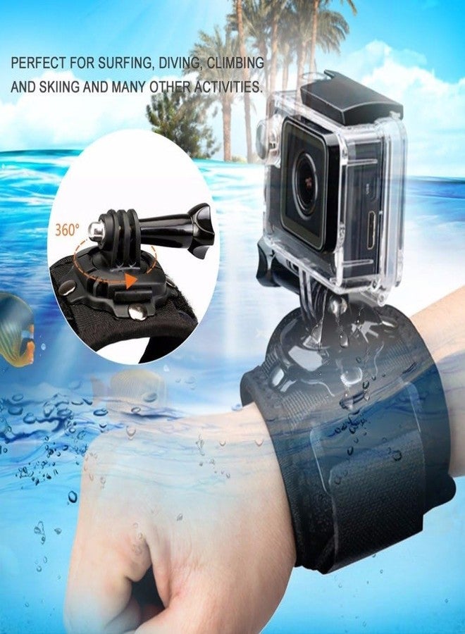 Action Pro 360 Degree Rotation Wrist Strap Hand Mount Compatible with GoPro Hero All Series 13 12 11 10 9 8 7 6 5 4 3 SJCAM Yi 4K EKEN Noise Play Action Camera - Image 5