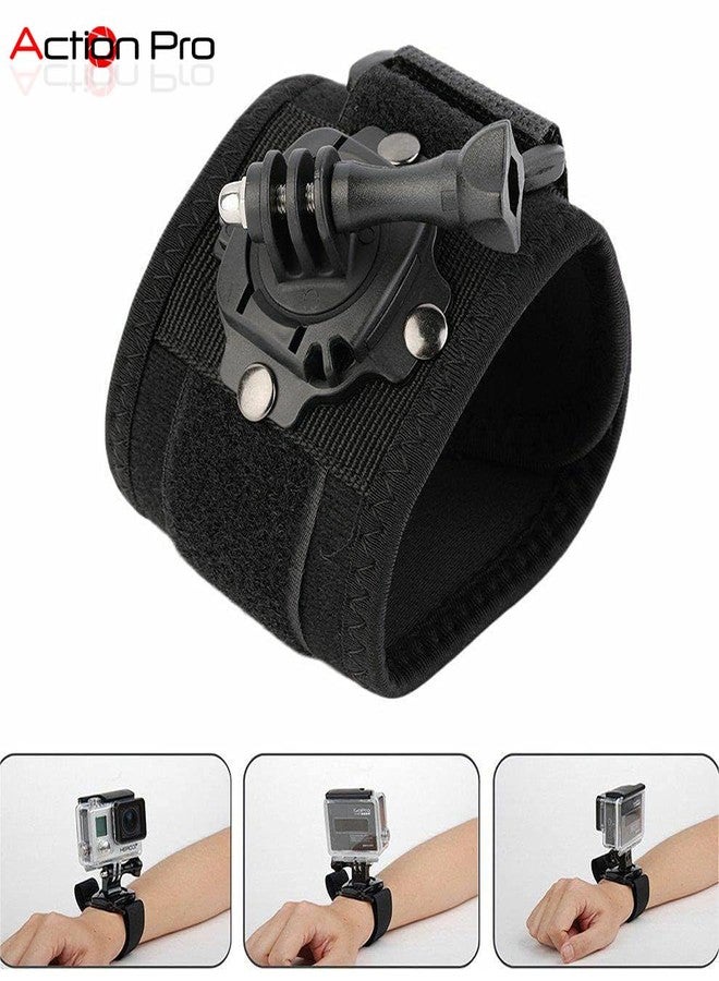 Action Pro 360 Degree Rotation Wrist Strap Hand Mount Compatible with GoPro Hero All Series 13 12 11 10 9 8 7 6 5 4 3 SJCAM Yi 4K EKEN Noise Play Action Camera - Image 4