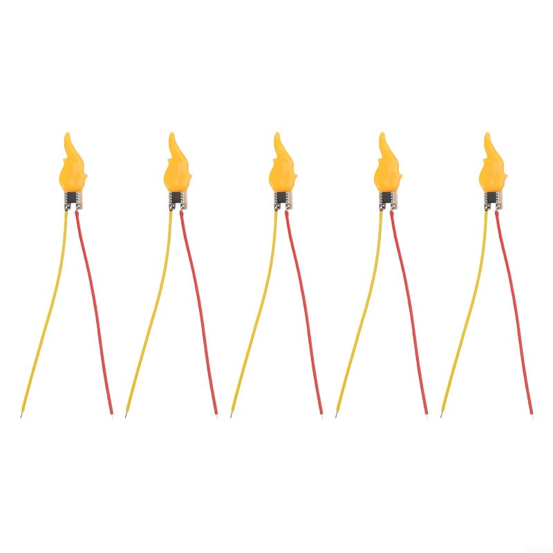 Flickering Flame LED Bulbs 5pk Simulated Candle Effect For Home Party Decoration - Image 3