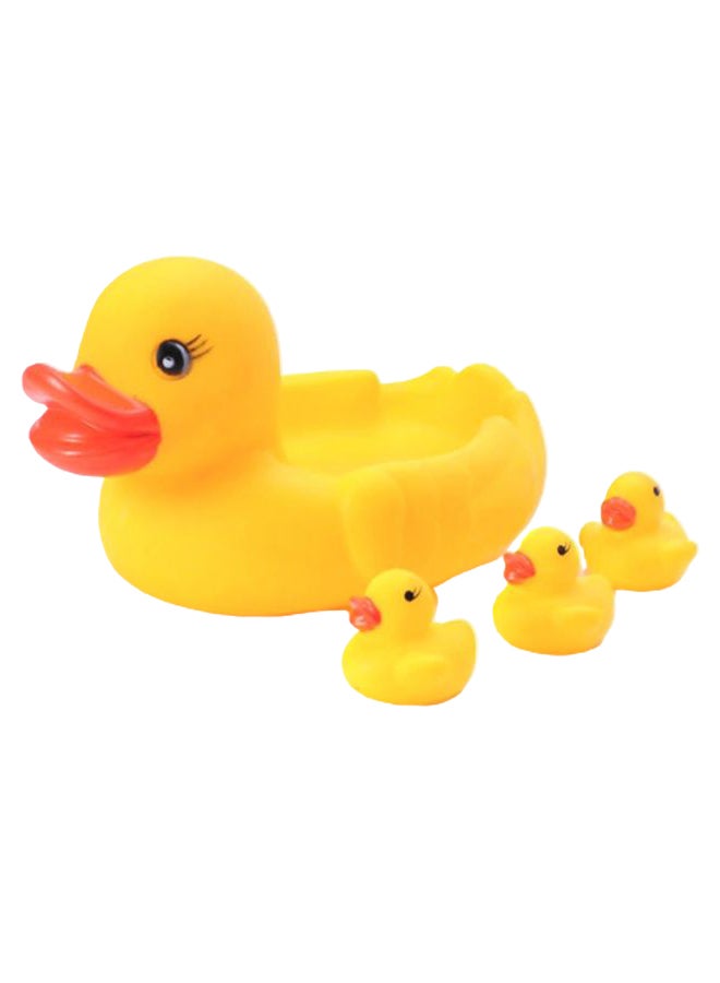 4-Piece Duck Bath Toy Set - Image 1