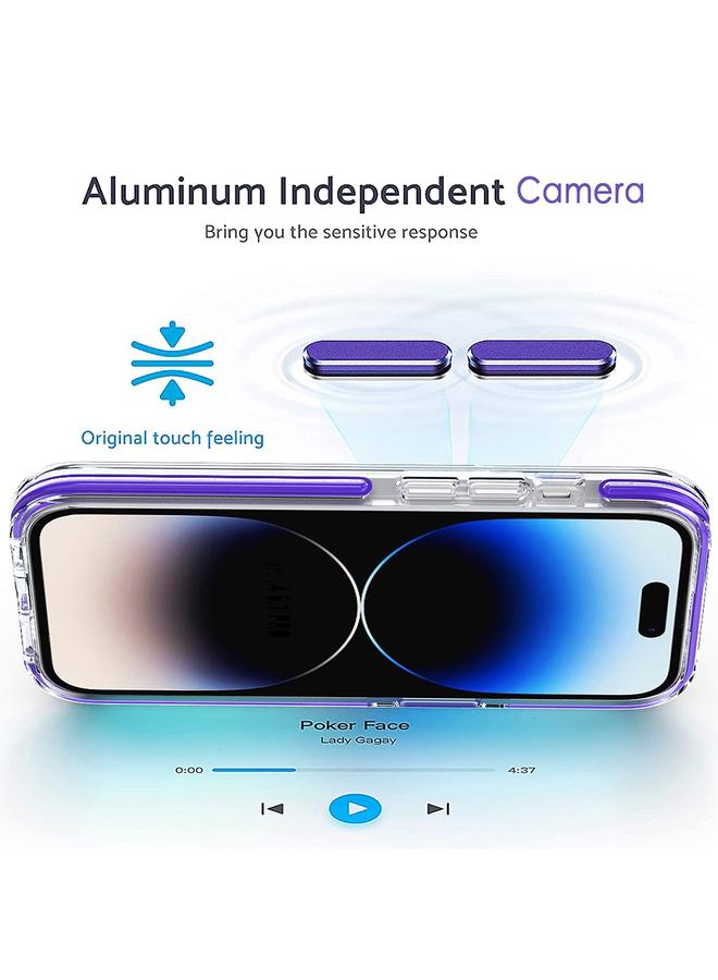 اس-توب جراب لهاتف iPhone 12 Pro Max، جراب هاتف شفاف من مادة TPU بلونين - Image 3