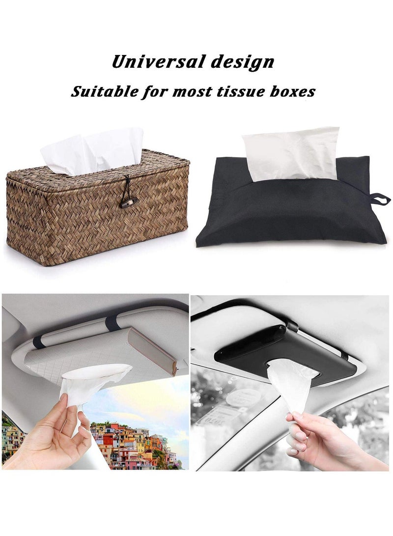 SYOSI Facial Tissue, Car Tissue Refill Pack Disposable 2-Ply Soft Portable Suitable for Wallet Travel Home 20 Packs, 100 Pulls/Pack  - Image 4