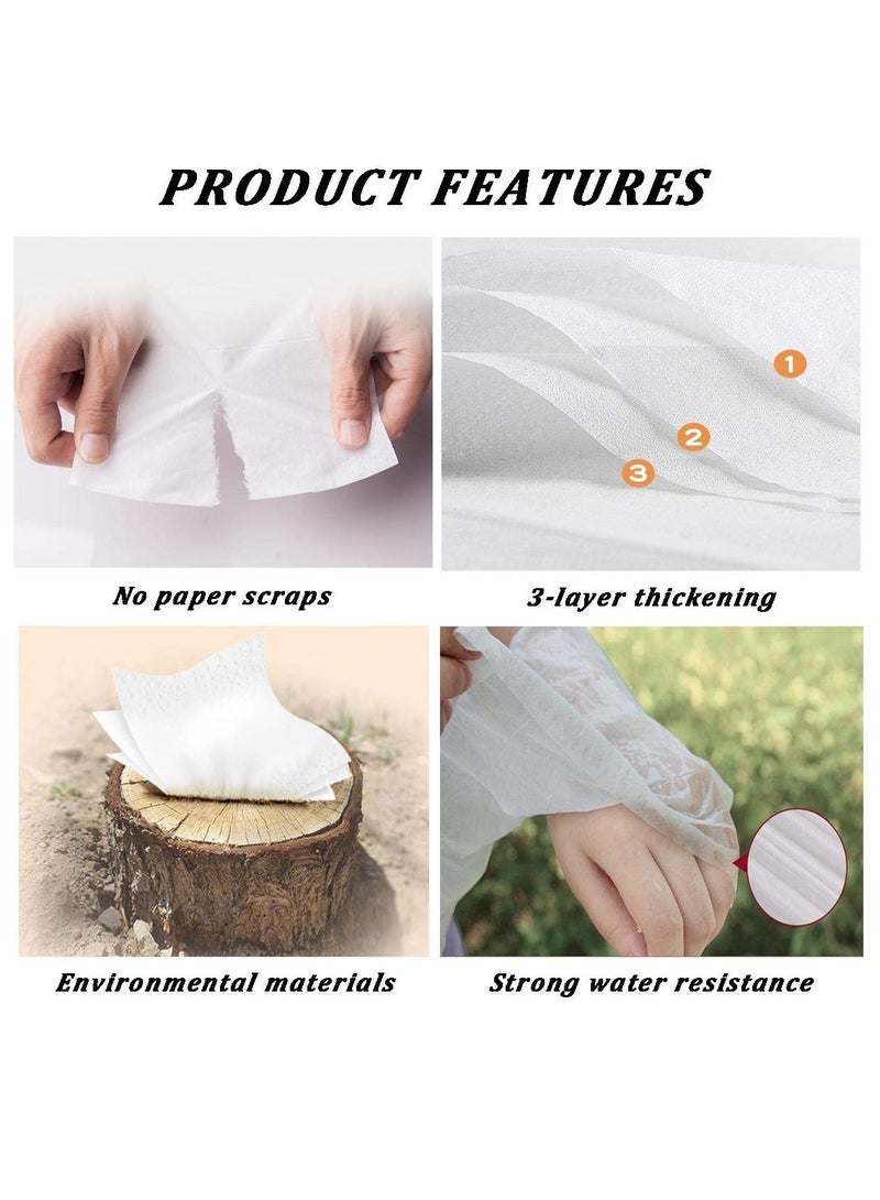 SYOSI Facial Tissue, Car Tissue Refill Pack Disposable 2-Ply Soft Portable Suitable for Wallet Travel Home 20 Packs, 100 Pulls/Pack  - Image 2