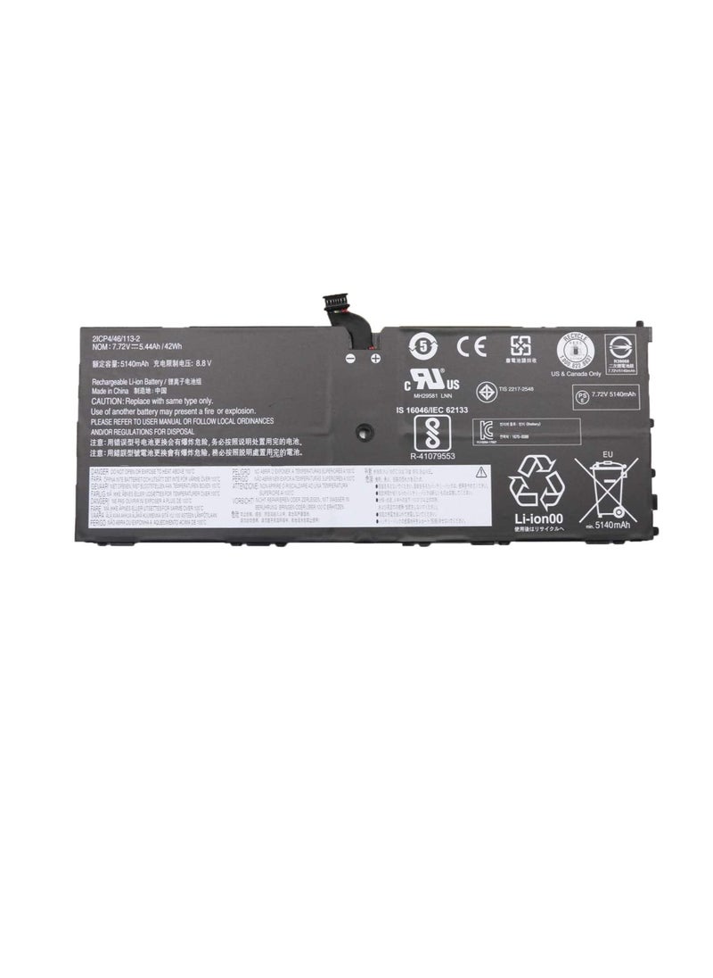 Terabyte REPLACEMENT Laptop Battery Compatible for Lenovo ThinkPad X1 Tablet 3rd Gen Series L16L4P91 01AV454 L16M4P91 L16S4P91 SB10K97599 5B10W13919(7.72V 42Wh/ 5440mAh)  - Image 1
