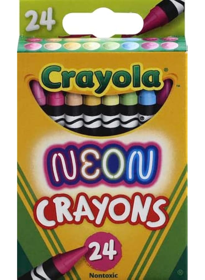 كرايولا 24 قيراط. أقلام تلوين نيون 1 قطعة - Image 1