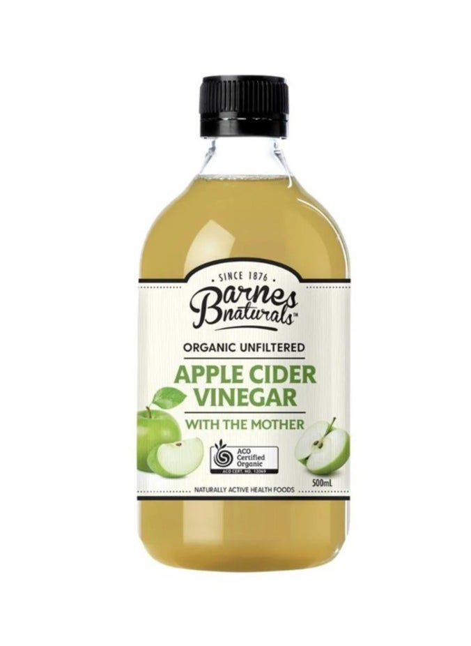 Barnes Natural Barnes Naturals Organic Apple Cider Vinegar With The Mother 500ml  - Image 1