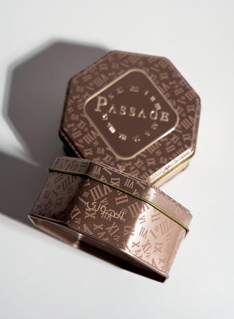 باسيدج رقائق خشب العود المعطرة من باساج الجوري، 36 جرام | خشب العود الفاخر للحرق بمكونات البخور | عطر يدوم طويلاً - Image 2