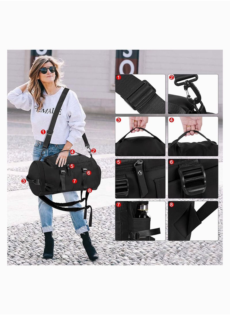 SYOSI - Sports Gym Bag, Lightweight Backpack, Large Travel Duffel Bags, Independent Shoe Compartment Dry and Wet Separation Sports Waterproof Rucksack for Fitness Weekend Camping - Image 1