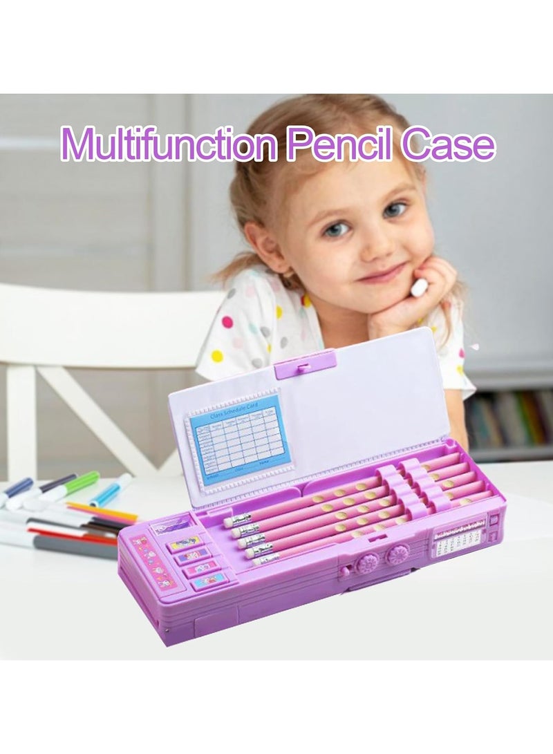 عام تحديث - حقيبة قلم متعددة الوظائف بتصميم لطيف مع حاسبة، مستلزمات مدرسية - Image 2