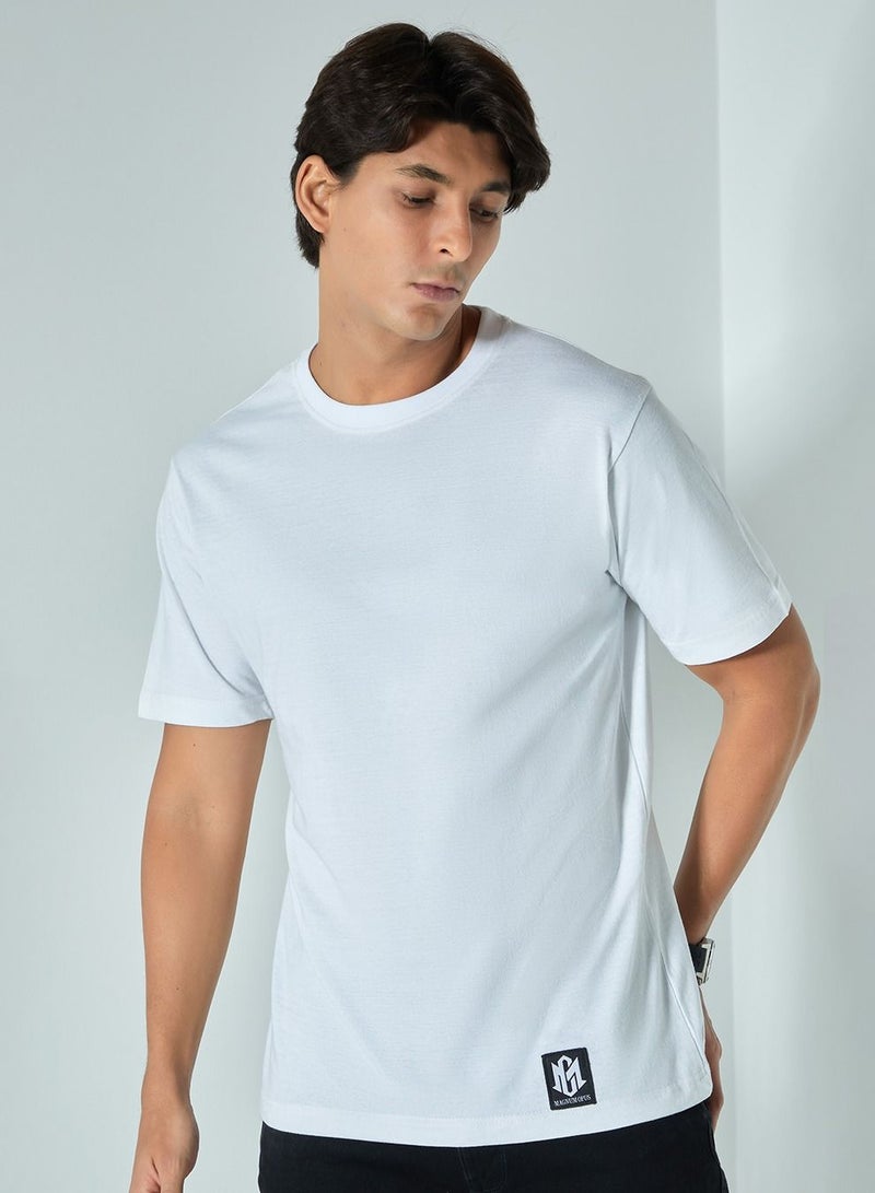 MAGNUM OPUS Graphic Skull Print Crew Neck T-shirt - Image 3