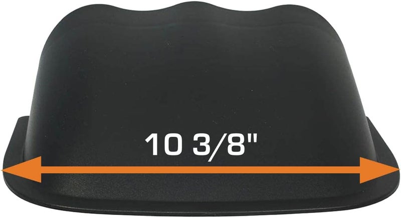 GLOWSHIFT Universal Black Triple Gauge Console Dashboard Pod with Dome Lip - Fits Any Make/Model - ABS Plastic - Mounts (3) 2-1/16" (52mm) Gauges to Vehicle's Dash - Image 5